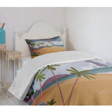 Hurricane in Ocean Beach Bedspread Set