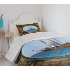 Ship Window with Cruise Bedspread Set