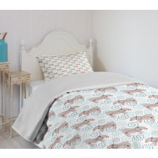 Polar Bear Constellations Bedspread Set