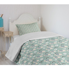 Balloons on Animal Trunks Bedspread Set