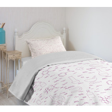 Scientific Signs and Bedspread Set