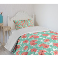 Hibiscus Blossom Bedspread Set