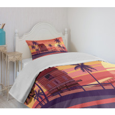 Sunset by the Road Bedspread Set