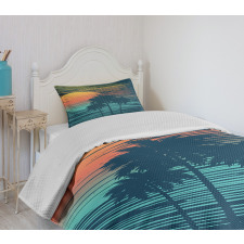 Evening Sun Sea Sky Bedspread Set