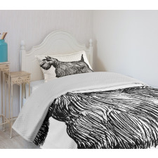 Brush Strokeds Bedspread Set