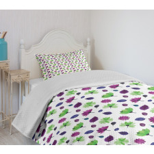 Watercolor Lilies Bedspread Set