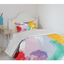Watercolor Brushstrokes Bedspread Set