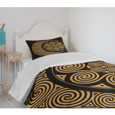 Celtic Moon and Sun Boho Bedspread Set