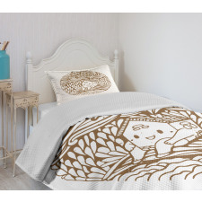 Monochrome House Bedspread Set