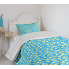 Plumeria Frangipani Spring Bedspread Set