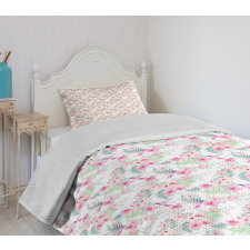 Harmony of the Nature Theme Bedspread Set