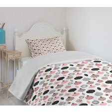 Christmas Baubles Dots Bedspread Set