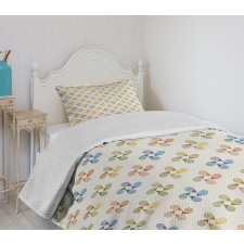 Circulating Vortex Spirals Bedspread Set