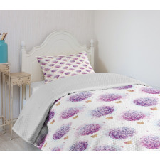 Hot Air Balloons Hydrangea Bedspread Set