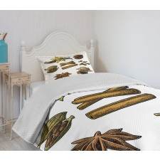 Cinnamon Anise Star Cardamom Bedspread Set