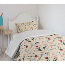 Romantic Nostalgic Blossom Bedspread Set