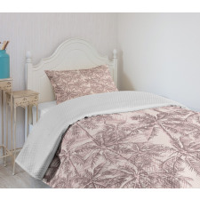 Hawaii Paradise Foliage Bedspread Set