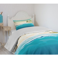 Ocean Holiday Landscape Bedspread Set