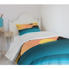 Sunset Horizon Panorama Bedspread Set