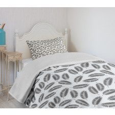 Banana Palm Tree Leaves Bedspread Set