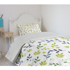 Coming of the Spring Theme Bedspread Set