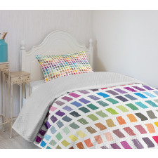 Contemporary Modern Art Bedspread Set