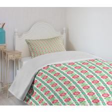 Nordic Style Flourish Leaves Bedspread Set