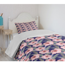 Blooming Flowers Composition Bedspread Set