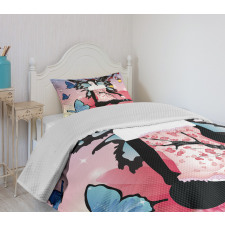 Fairy Girl with Wings Bedspread Set