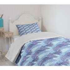 Winter Compoisition Fern Bedspread Set