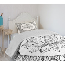 Folk Ornamental Tattoo Art Bedspread Set