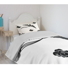 Abstract Mythological Bird Bedspread Set