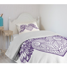 Heart Botany Ornate Bedspread Set