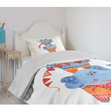 Circus Animal Bedspread Set