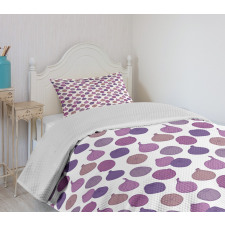 Purple Tones Figs Fruit Art Bedspread Set