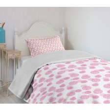 Dots Circular Shapes Bedspread Set