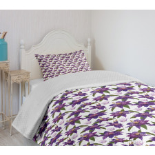 Clematis Blossoms Look Bedspread Set