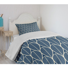 Abstract Leafage Pattern Bedspread Set