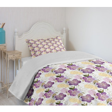 Tropical Blossom Feminine Bedspread Set