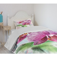 Posy of Hawaiian Plant Art Bedspread Set