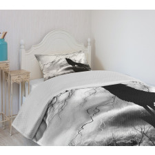 Howling Under Full Moon Bedspread Set