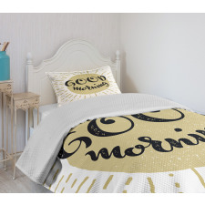 Cartoon Sun Bedspread Set