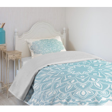 Oriental Round Motif Bedspread Set