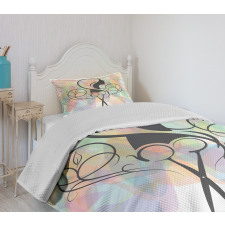 Hair Dresser Concept Bedspread Set