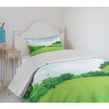 Forest Hills with Scenic View Bedspread Set