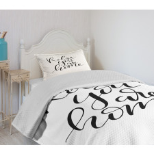 Relax You Are Home Phrase Bedspread Set