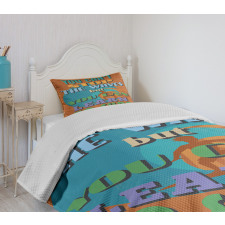 You Can Learn to Surf Bedspread Set