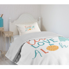 Live Love Aloha Fruit Bedspread Set