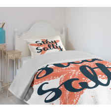 Stay Salty Starfish Bedspread Set