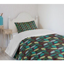 Exotic Torbay Palm Leaves Bedspread Set